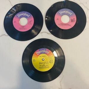 Disneyland Vinyl 45’s set